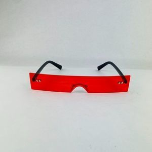 COPY - rimless slim fashion sunglasses black sunglasses